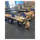 22 desks and chairs contents not included, bring