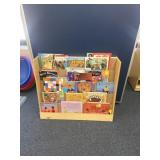 Bookcase contents, not included