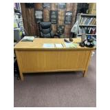 Teachers desk, contents, not included, bring h