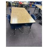Adjustable table and chairs 30 x 60