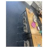 Adjustable table 59 1/2 x 30 and 3 chairs
