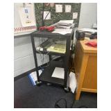 Rolling cart contents not included