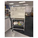 Rolling easel contents not included