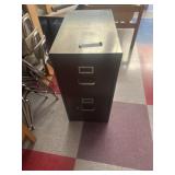 Two drawer filing cabinet in lunchroom