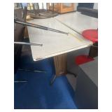 Four tables approximately 6 foot long in lunchroom