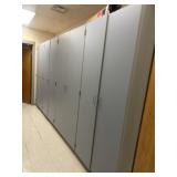 Wall cabinet 160" x 79 tall contents not i