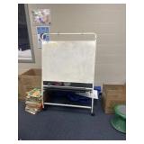 Rolling easel contents not included