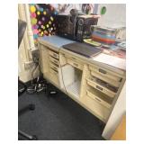 Rolling storage cart 48 x 25 1/2 x 29 tall
