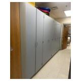 Wall cabinets, approximately 160" x 79 tall 29