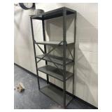 Metal shelving bring help to load without the