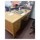 Teachers desk 30 x 60 contents not included,