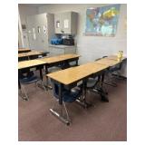 10 desks and chairs contents not included -2