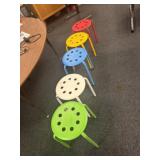 Five stools