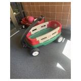 Little tight plastic wagon