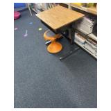 Two desks no chairs