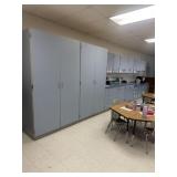 Wall cabinets approximately 24 feet long c