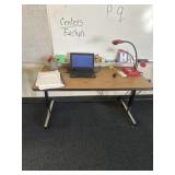 Adjustable table contents not included 24 x 48