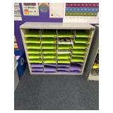 Metal shelf cubby 39 1/4 x 12 x 34