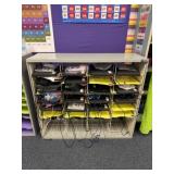 Metal shelf cubby 39 1/4 x 12 x 34