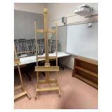 Easel 46 inches wide by approximately 7 foot tall