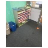 Metal shelving unit contents not included bring