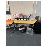 Adjustable table 26 x 48 roughly content not