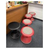 Five wobbly stool chair