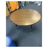 42 inch round adjustable table bring help to l