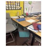 Adjustable table  30 x 36 contents not included