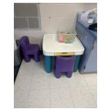 Little tykes table and chair contents not included