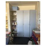 Wall cabinets approximately 76" x 79ï¿½ tall