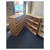 Book shelves 48 x 12 x 30 contents two