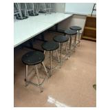 Adjustable Industrial stools (5)