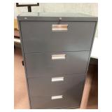 Metal filing cabinet 30 inches wide 19 1/4 deep