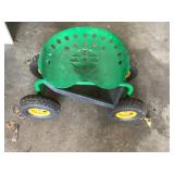 Rolling garden stool