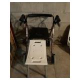 Shower chair and walker