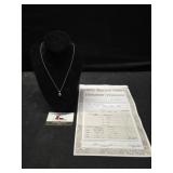 Tanzanite Necklace Marked 925