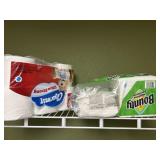 Napkins and toliet paper