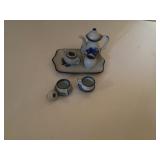 Mini tea set marked tialand