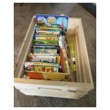 Wood Crate of books