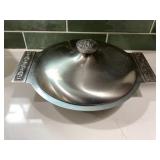 Metal covered dish