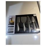 Stainless steel cheese knives