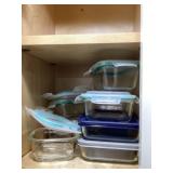 Glass covered food storage