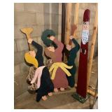 Wooden outdoor Christmas decor