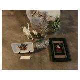 Tote of Christmas decor