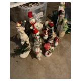Christmas decor and figurines