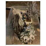 Tote of Christmas decor