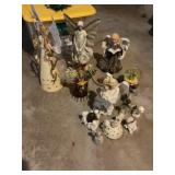Christmas decor and figurines