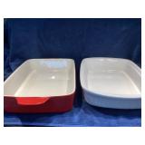 Casserole dishes/ crate and barrel and