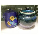 Stoneware canisters